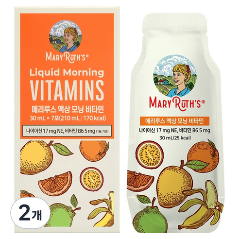 메리루스 액상 모닝 비타민 7p, 210ml, 2개