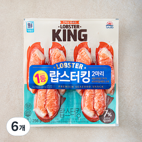 대림선 랍스터킹 8개입, 256g, 6개