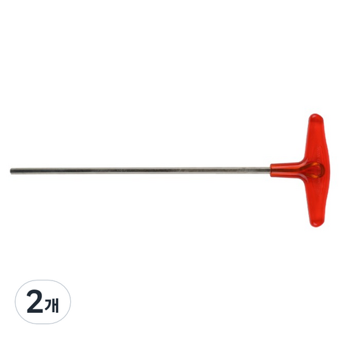썬키 T형 육각렌치 롱타입 8 x 350 mm ST-8L, 2개
