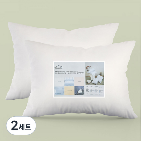 아임리빙 중량업 진드기방지 마이크로화이바 베개솜 2P 세트, 2세트