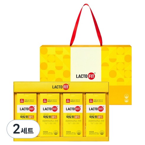 락토핏 생유산균 골드 120p, 2세트, 120회분