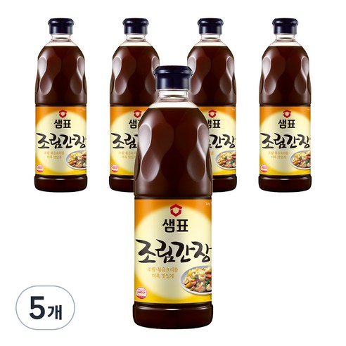 샘표 조림간장, 860ml, 5개