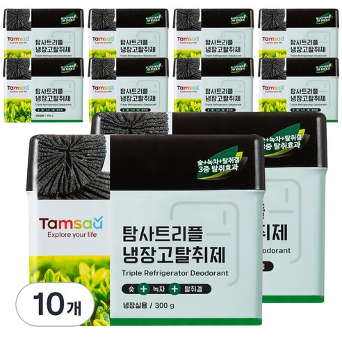 냉장고  탐사 트리플 냉장고 탈취제 대용량, 300ml, 10개