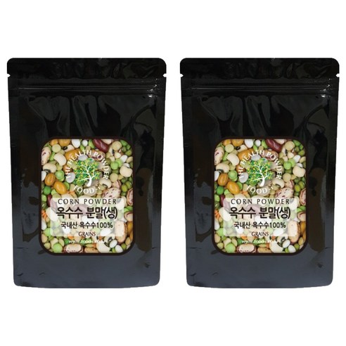 스쿨아이 국내산 생 옥수수 분말, 1.2kg, 2개