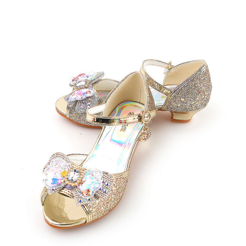 빛나는 보석처럼 화려한 루루슈 루비보석 리본 굽 샌들로 여아의 발걸음에 매력 더하기