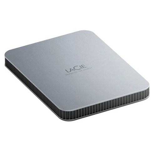 씨게이트 LaCie Mobile Drive 외장하드 디스크, 실버, 1TB