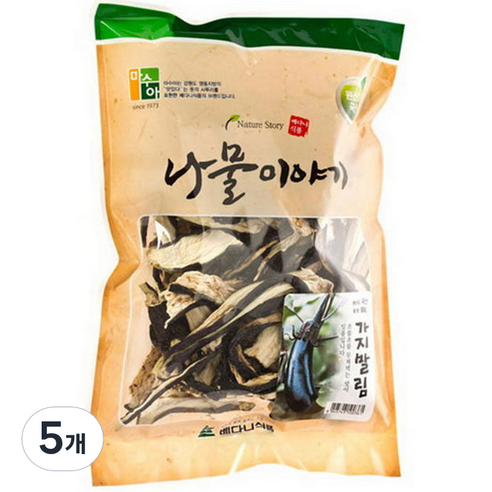 베다니식품 가지말림, 80g, 5개