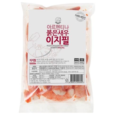 바다몰 붉은새우 이지필: 맛있고 사용이 간편한 자연산 해산물