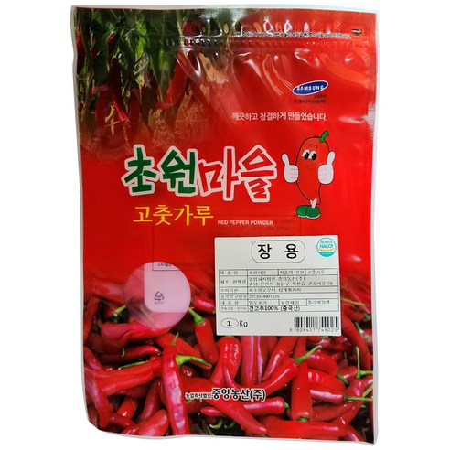 초원마을 고추가루 장용, 1kg, 1개