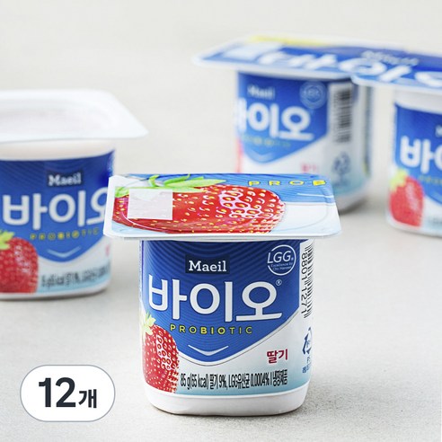 매일바이오 딸기 요거트, 85g, 4개입, 3개