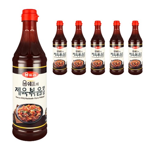움트리 제육볶음양념, 1kg, 6개