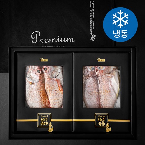 프리미엄 제주특산물 금태 2미 + 옥돔 3미 선물세트 (냉동), 1.5kg, 1세트 - 가격 변동 추적 그래프 - 역대가
