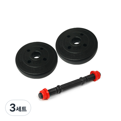 반석스포츠 K바벨 세트, 4kg, 3세트