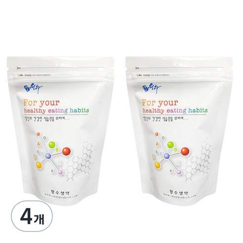 청수생약 새싹보리분말, 4개, 500g