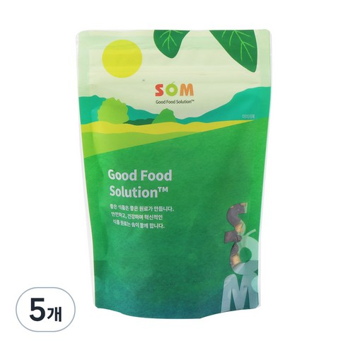 딜라잇가든 올 아메리칸 블랜드 건과일믹스, 200g, 5개