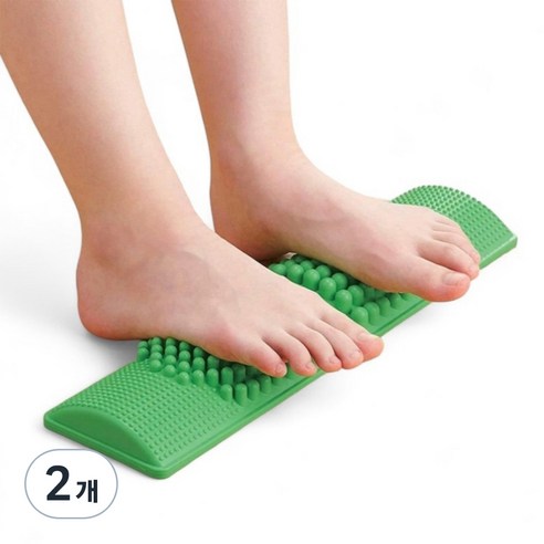 보니토리 발 지압매트, 2개, 그린