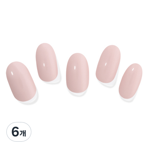 모노몬드 젤네일 스티커, 6개, 104 Pink lace