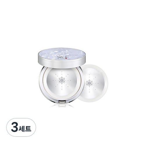 수려한 비책자단 메탈 쿠션 파운데이션 본품 15g + 리필 15g 세트, 23호, 3세트