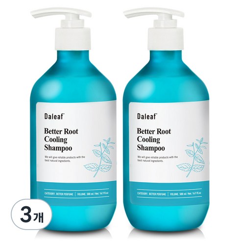 달리프 애플 민트 베러루트 쿨링 탈모완화 지성두피 샴푸, 500ml, 6개