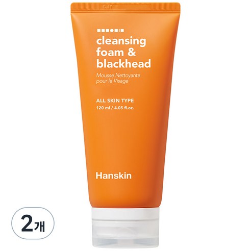 한스킨 클렌징폼 블랙헤드, 120ml, 2개