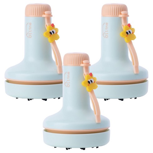 올리네 책상 지우개 충전식 청소기 C타입, 그린, 3개