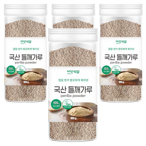 비단식당 국산 들깨가루, 150g, 4개