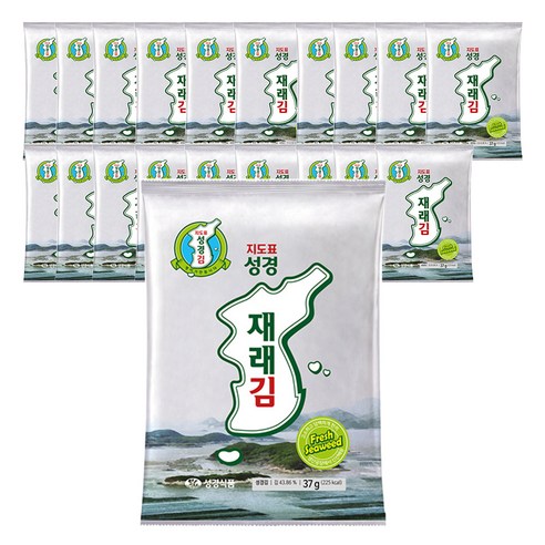 지도표성경 재래 전장김, 37g, 20개
