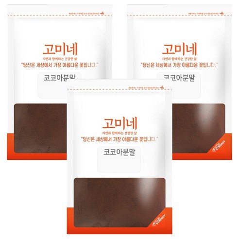 고미네 코코아 분말, 500g, 1개입, 3개