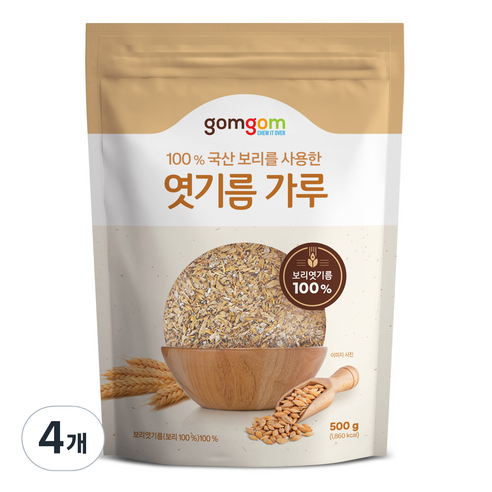 곰곰 엿기름가루, 500g, 4개