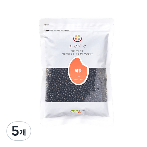 씨익 소반미반 약콩, 500g, 5개