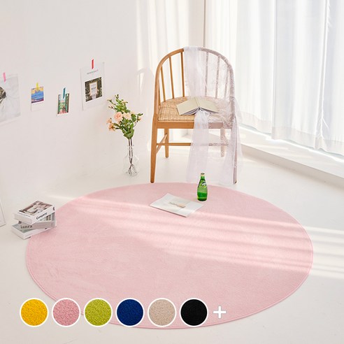 화사함과 편안함을 선사하는 핑크빛 러그, 이니띠움 컬러 마일드