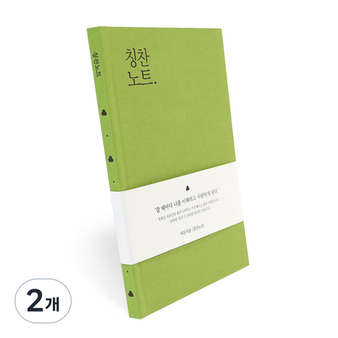 인디고 자문자답 칭찬노트 Ver 3, 올리브, 2개