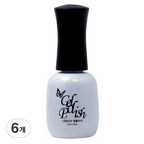 뷰닉스 매트 탑젤, 유백색, 6개, 12ml