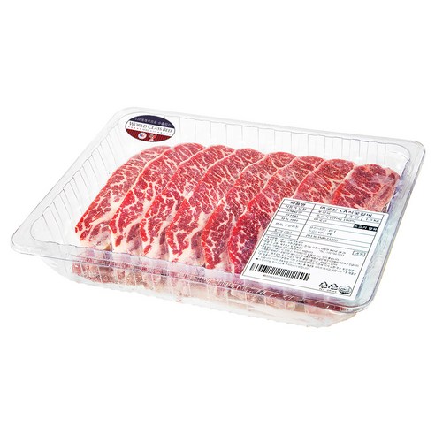 미국산 LA식꽃갈비 (냉동), 1kg, 1팩