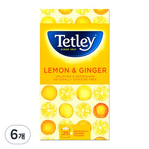 테틀리 레몬&진저 티백, 1.5g, 150개