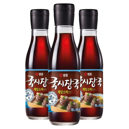 샘표 국시장국(메밀소바), 350ml, 3개 Best Top5