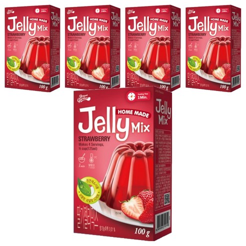 브레드가든 딸기젤리믹스 기타만들기세트, 100g, 5개