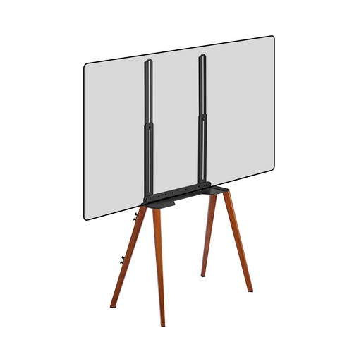 엘디엘마운트 벽면 밀착 이젤형 TV 거치대 삼성 LG 호환 티비 스탠드 블랙, APL-FS44B, 1개