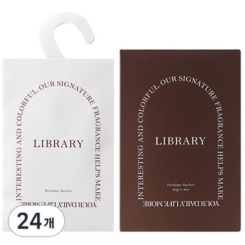 에이센트 퍼퓸 샤쉐 본품 L 라이브러리, 20g, 24개