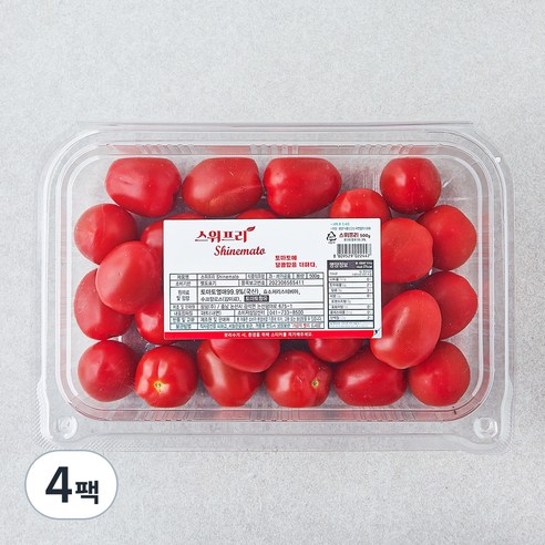 스위프리 토마토, 500g, 4팩