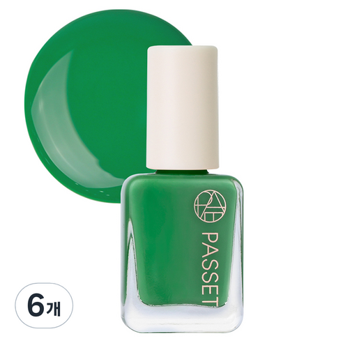 파셋 셀럽 네일컬러 폴리쉬, 83 워터멜론그린, 7ml, 6개