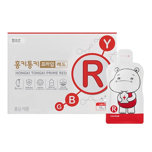 함소아 홍키통키 프라임 레드 4단계, 20ml, 30개