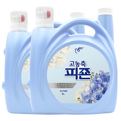 고농축 피죤 강력탈취 오리지널 오션후레쉬 섬유유연제, 6L, 2개