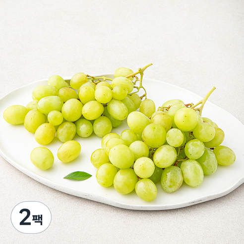 다조은 호주산 씨없는 청포도, 1.5kg, 2팩