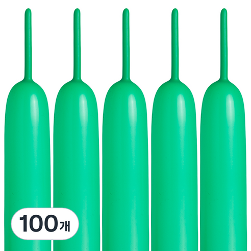 셈퍼텍스 요술풍선 260s, 그린, 100개