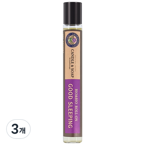 바이오앤바이오 굿슬리핑 롤온 아로마오일, 3개, 10ml