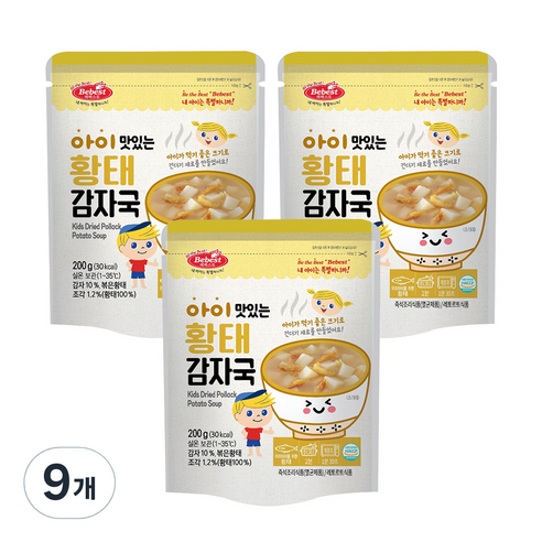 베베스트 아이 맛있는 황태감자국 200g, 9개