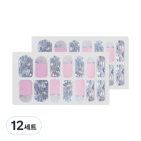 블링블링 네일스티커 걸크러쉬, 018, 12세트