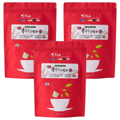 다예 옥수수수염차 삼각티백 50p, 0.5g, 50개입, 3개