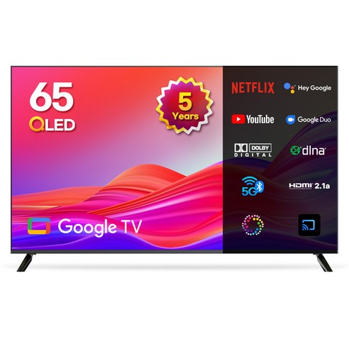 이노스 4K UHD QLED ZERO EDITION TV, 164cm(65인치), QLED65UHD Google, 무타공 벽걸이형(추가비용발생), 방문설치